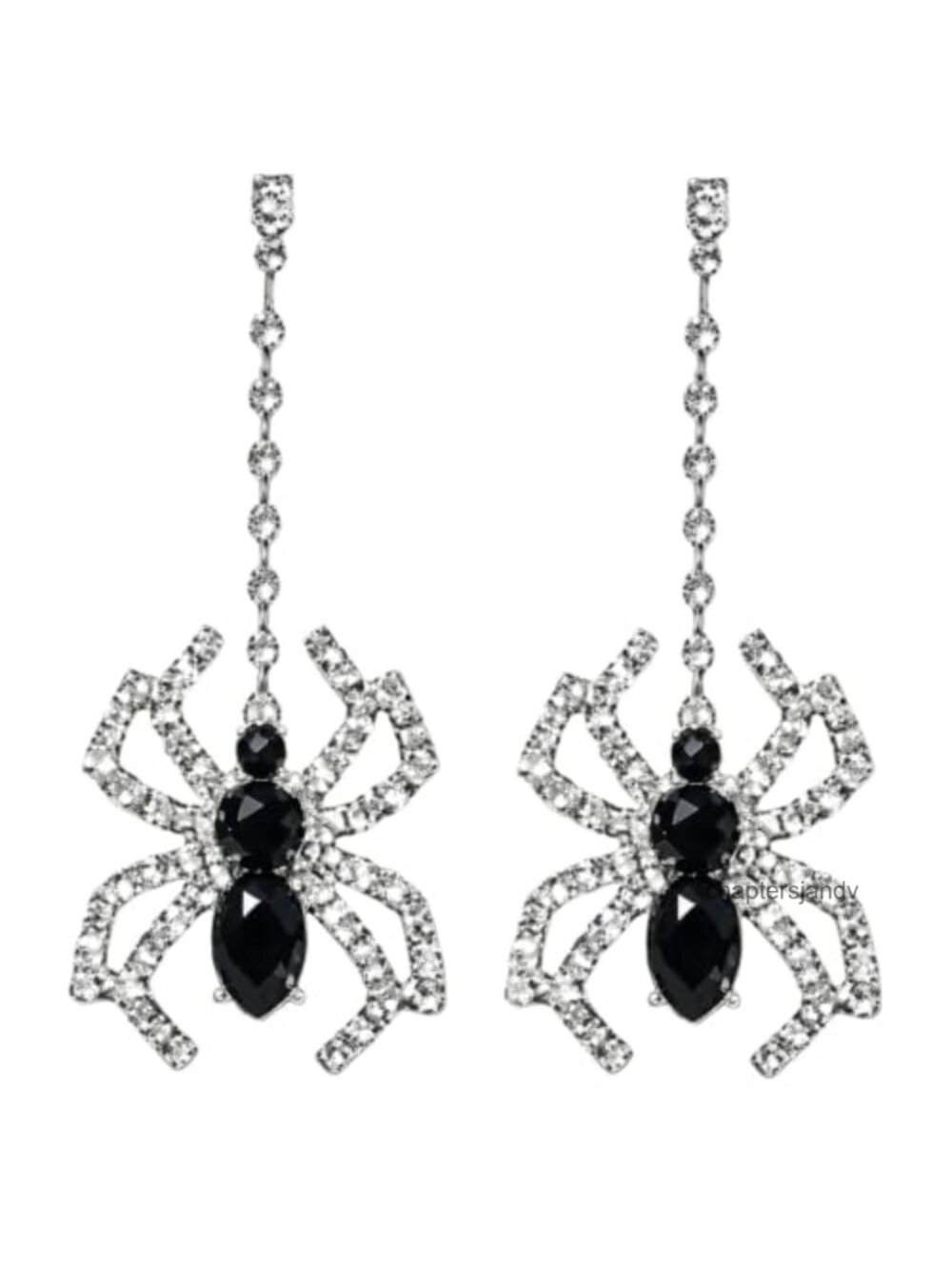 Spider Earrings Halloween Jewelry Drop Dangle French Wire Gift